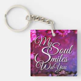 Llavero Romantic Quote Keychain Small Valentine's Gift
