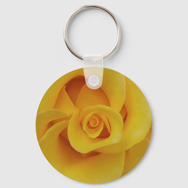 Llavero Romantic Yellow Rose Petals (Anverso)