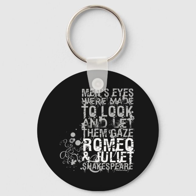 Llavero Romeo & Juliet Men Quote (Anverso)