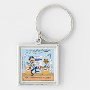 Llavero Romney Intenta Zingers en Obama Regalos y Tarjetas