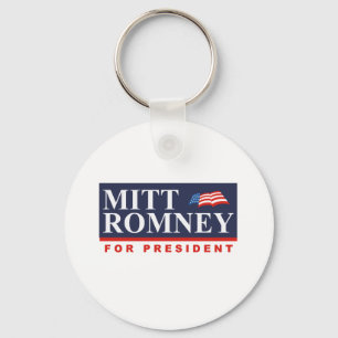 Llavero ROMNEY PARA el PRESIDENTE (bandera)