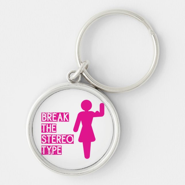 Llavero Rompa el estereotipo (Frente)