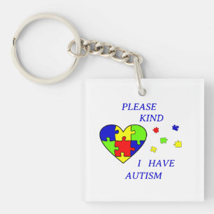 Llavero Rompecabezas de aceptación del autismo Día de conc