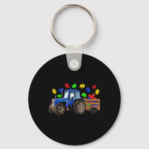 Llavero Rompecabezas de camión tractor agrícola Día de con