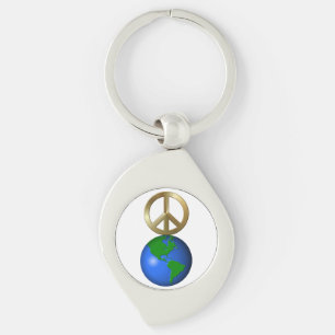 Llavero Rompecabezas de palabras de Peace on Earth Rebus