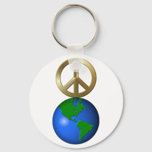 Llavero Rompecabezas de palabras de Peace on Earth Rebus