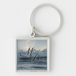 Llavero Rompiendo En Cocoa Square Keychain