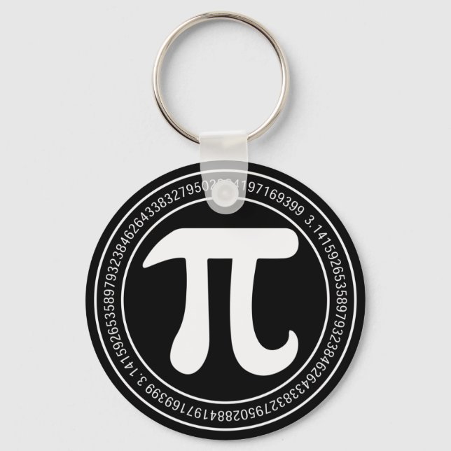 Llavero Ronda matemática de Pi Day (Anverso)