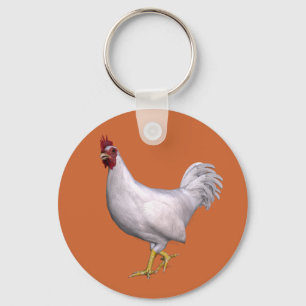 Llavero Rooster blanco