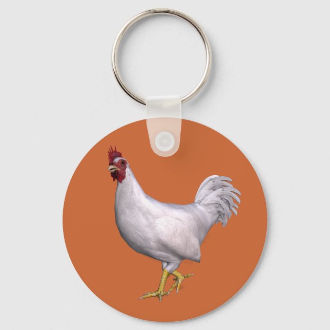Llavero Rooster blanco (Anverso)