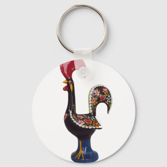 Llavero Rooster Lucky de Portugal (Anverso)