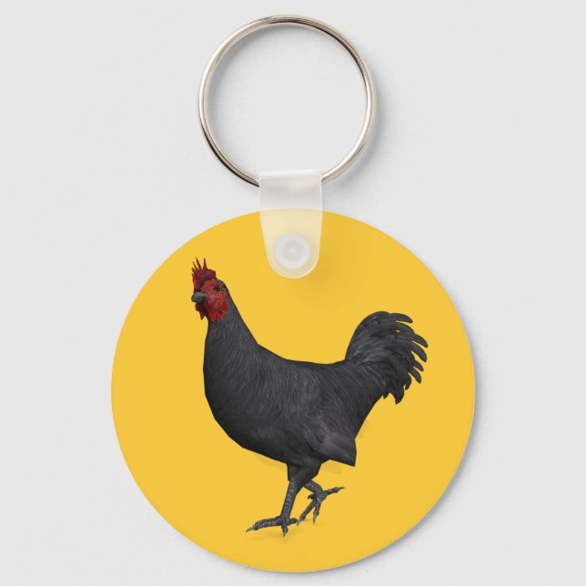 Llavero Rooster negro (Anverso)