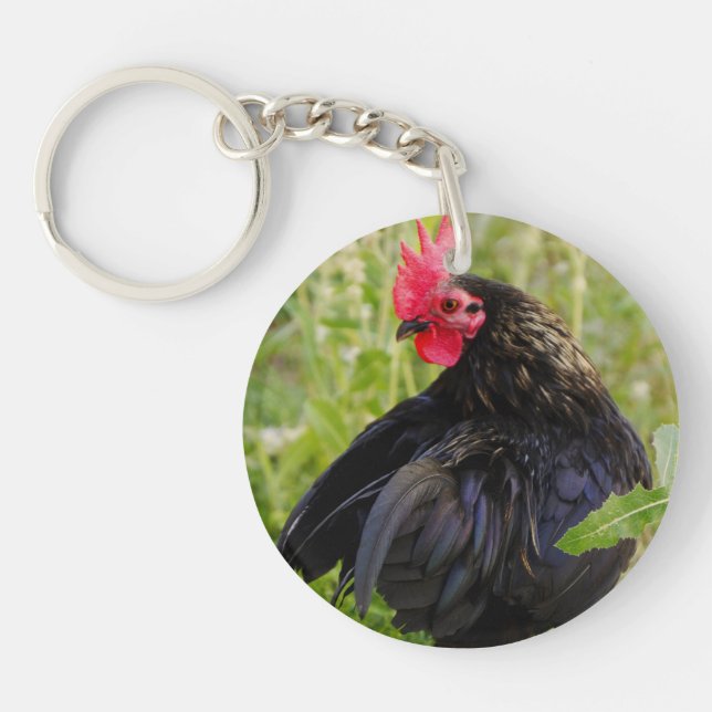 Llavero Rooster negro (Frente)