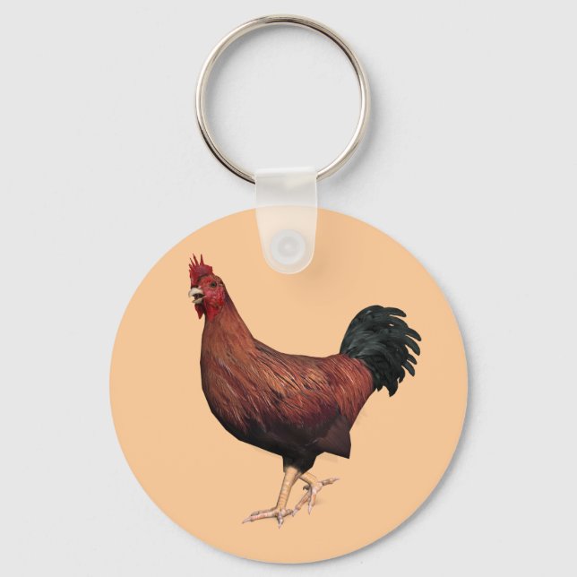 Llavero Rooster Rojo (Anverso)