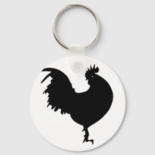 Llavero Rooster Silhouette