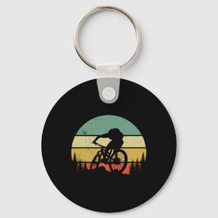 Llavero Ropa de bicicleta de montaña retro Mtb ciclismo 