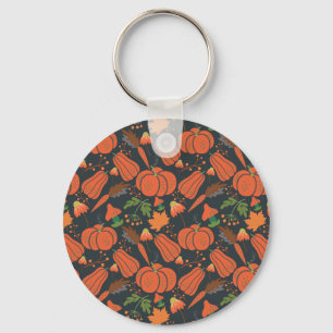 Llavero Ropa de calabaza roja sin soldadura y zanahorias