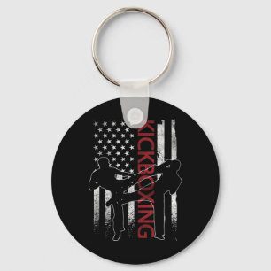 Llavero Ropa de Kickboxing con Bandera Americana Apparel U
