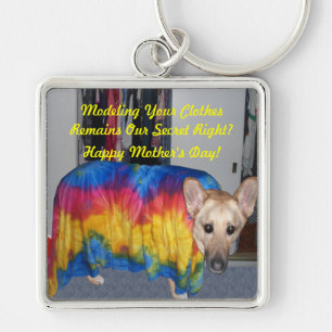 Llavero Ropa de modelado del Día de la Madre