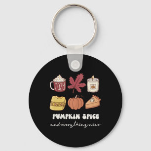 Llavero Ropa de mujer Retro Pumpkin Spice y todo lo agrada