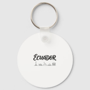 Llavero Ropa de viaje de vacaciones con vistas de Ecuador