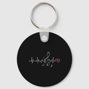 Llavero Ropa Latido Musical Para Amantes De La Música Pequ