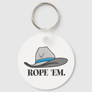 Llavero Rope 'em cowboy