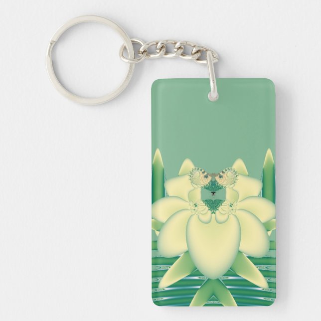 Llavero Rosa amarilla (Frente)