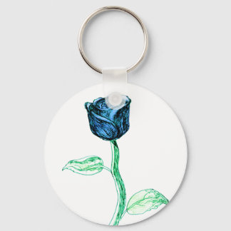 Llavero Rosa azul.