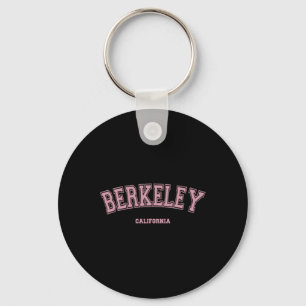 Llavero Rosa Berkeley California Ca Estilo Varsity En Berk