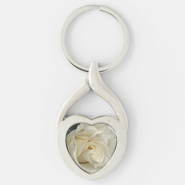 Llavero Rosa blanca (Anverso)