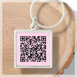 Llavero Rosa | Cadena de claves escaneable de código QR de<br><div class="desc">¿Busca una potente herramienta de marketing para mejorar su negocio? ¡No busque más que nuestros códigos QR! Con la capacidad de crear un código QR directamente en la cadena de claves, puede dirigir fácilmente a sus clientes a su sitio web, páginas de medios sociales u otras plataformas de medios en...</div>