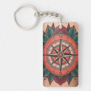 Llavero Rosa Compass Bliss