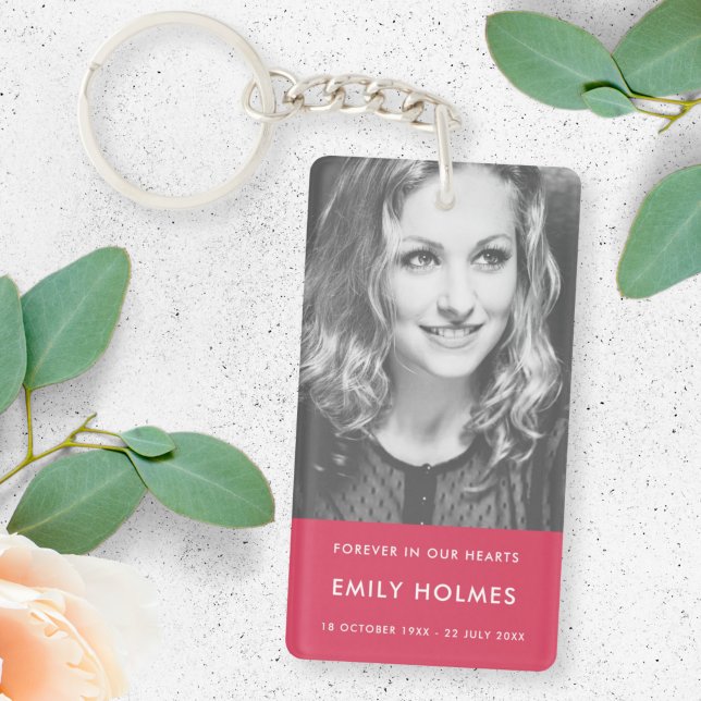 Llavero Rosa conmemorativo | Funeral Moderno En La Memoria (Subido por el creador)