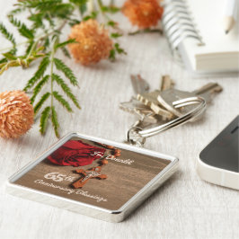 Llavero Rosa de Aniversario de la Ordenación Sacerdote 65 