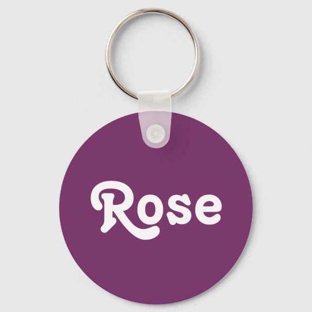 Llavero Rosa de cadena de claves (Anverso)
