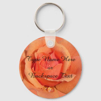 Llavero Rosa de cadenas de teclas Rosa Naranja personaliza