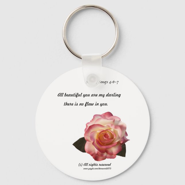 Llavero Rosa de Keychain (Anverso)