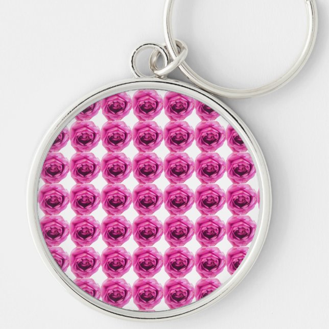 Llavero Rosa de la flor Rosa (Frente)