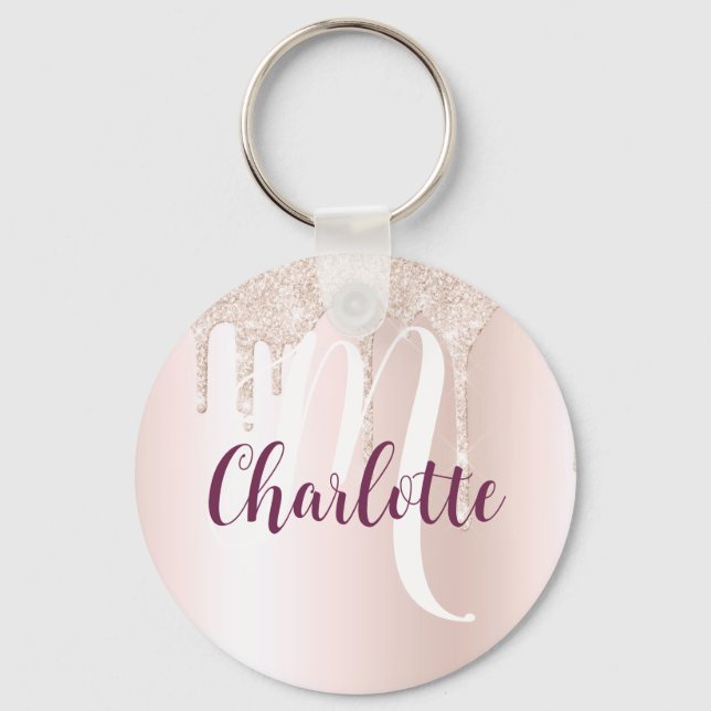 Llavero Rosa de llave de oro para que mi sobrina sea (Anverso)