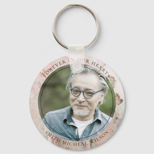 LLAVERO ROSA DE ORO DUSKY PINK AGATE SIMPATÍA FOTO MEMORI