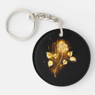 Llavero Rosa de oro (rosa de oro)