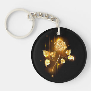 Llavero Rosa de oro (rosa de oro)