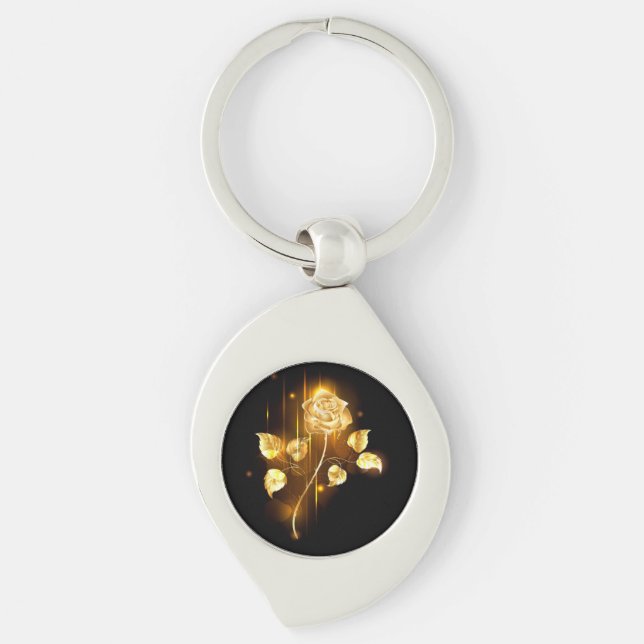 Llavero Rosa de oro (rosa de oro) (Anverso)