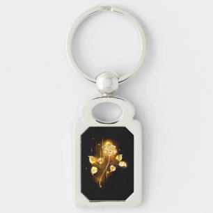 Llavero Rosa de oro (rosa de oro)