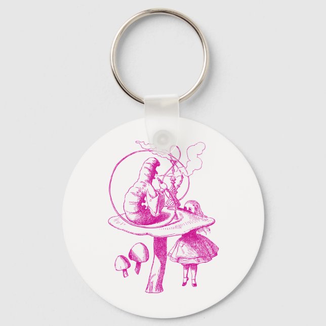 Llavero Rosa de oruga (Anverso)