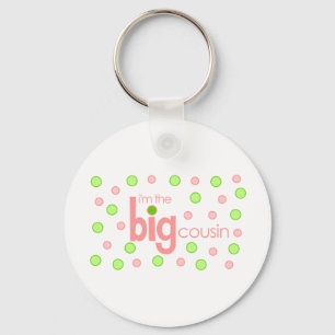 Llavero Rosa de Polkadot y camiseta grande verde del primo