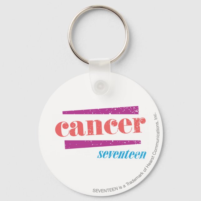 Llavero Rosa del cáncer (Anverso)