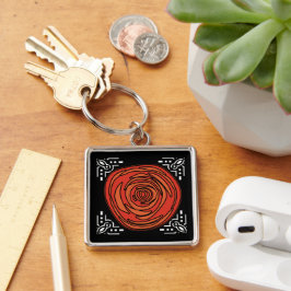 Llavero Rosa descodificado (Premium Square)