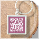 Llavero Rosa Dusty | Cadena de claves escaneable de código<br><div class="desc">¿Busca una potente herramienta de marketing para mejorar su negocio? ¡No busque más que nuestros códigos QR! Con la capacidad de crear un código QR directamente en la cadena de claves, puede dirigir fácilmente a sus clientes a su sitio web, páginas de medios sociales u otras plataformas de medios en...</div>